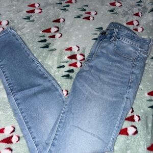 American Eagle Outfitters Light Blue Skinny Jeans